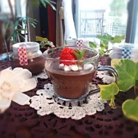 Snapdishの料理写真:くららさんの適当混ぜるだけチョコプリン☆