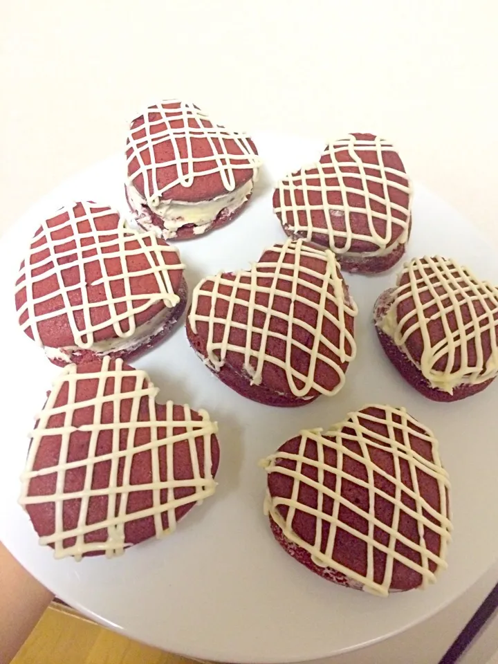 Red velvet whoopie pies|Jean's Kitchenさん