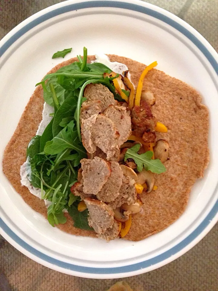 042314 Whole Wheat Turkey Wrap|Caroline Kimさん