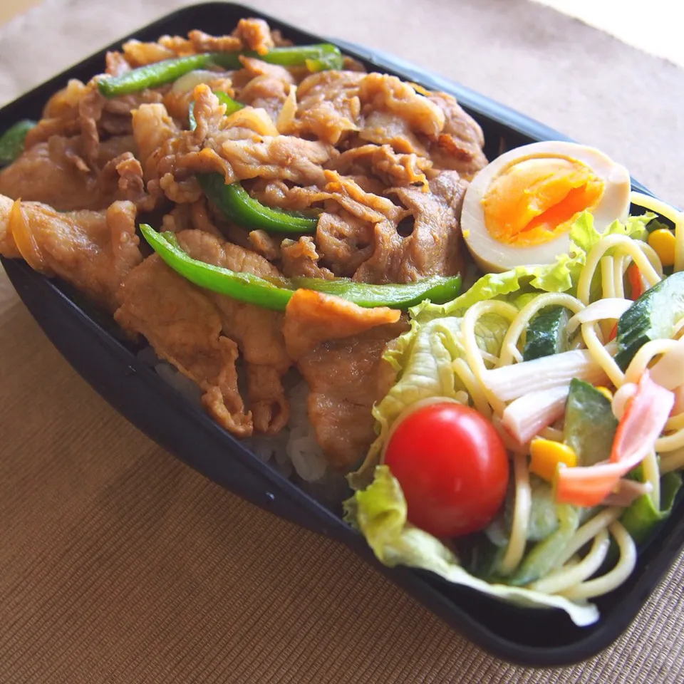 Snapdishの料理写真:焼肉丼弁当|らいちさん