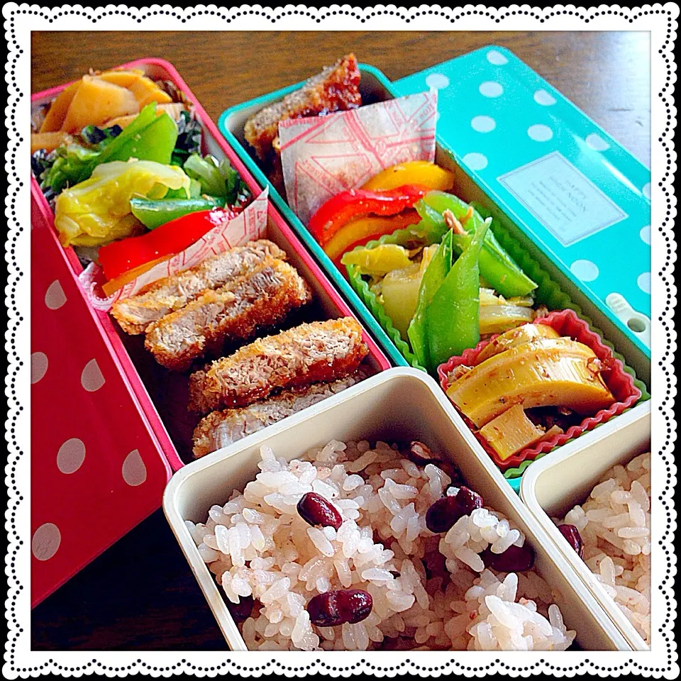 Snapdishの料理写真:'14/4/24  娘弁当|のんさん