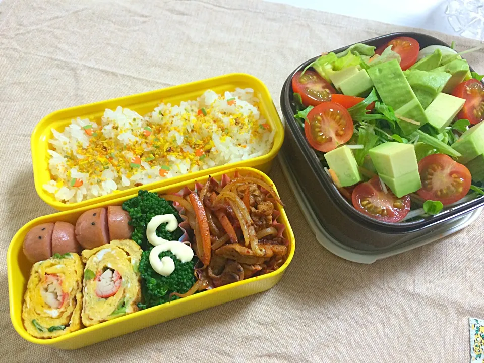 Snapdishの料理写真:4/24 お弁当|ねこ。さん