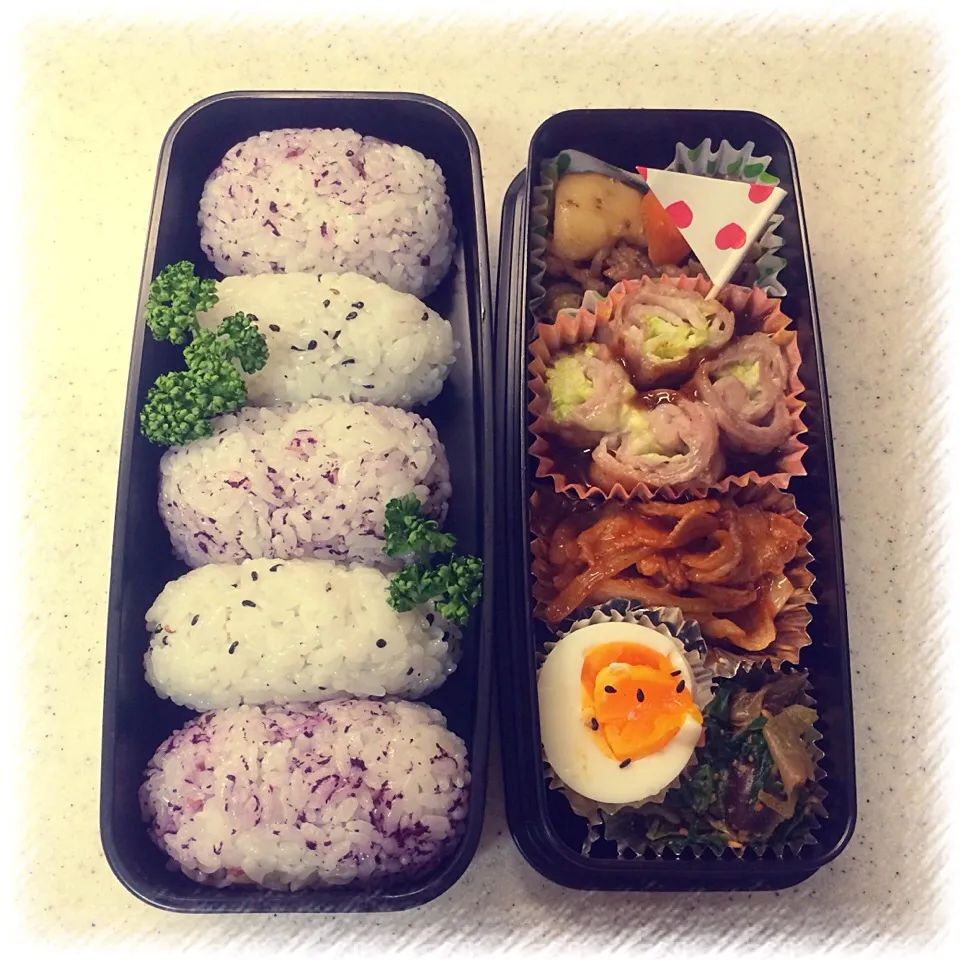 旦那弁当 おにぎり弁当|みぃさん