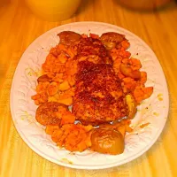 pork roast with sweet potato and apples|Ashley Lawsonさん