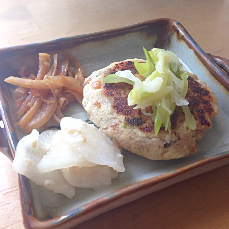 おから豆腐バーグ試作中！|まっきーさん