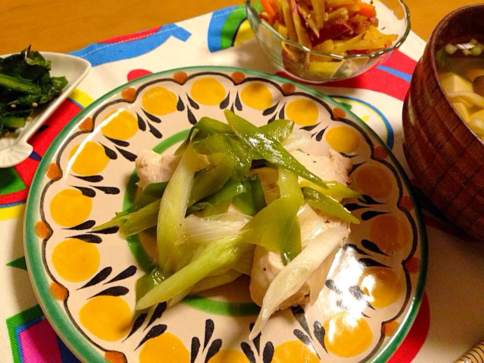 Snapdishの料理写真:Chicken & green onion|mさん