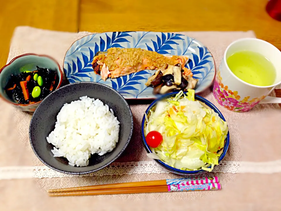 朝ごはんみたいな、夜ご飯( ´ ▽ ` )ﾉ|くりちさん