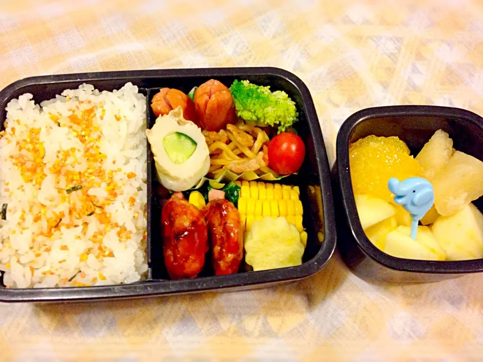 小4 男子弁当🍱|チビミミさん