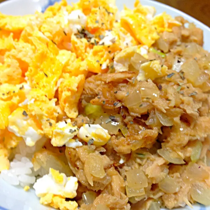 ツナそぼろと炒り卵の2色丼|マルコメさん