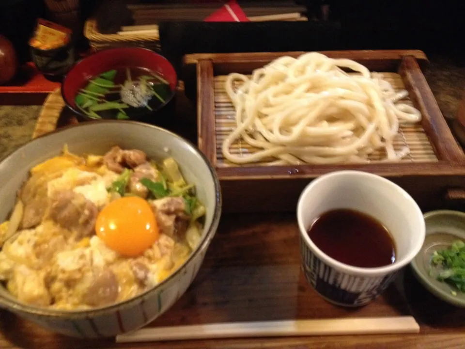 親子丼と冷うどん|おっちさん