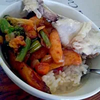 Simple Chicken Soup with cooked vegetables :D|Ambrosidiaさん