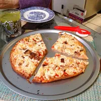 Daiya mushroom n garlic pizza|adriana cortesさん