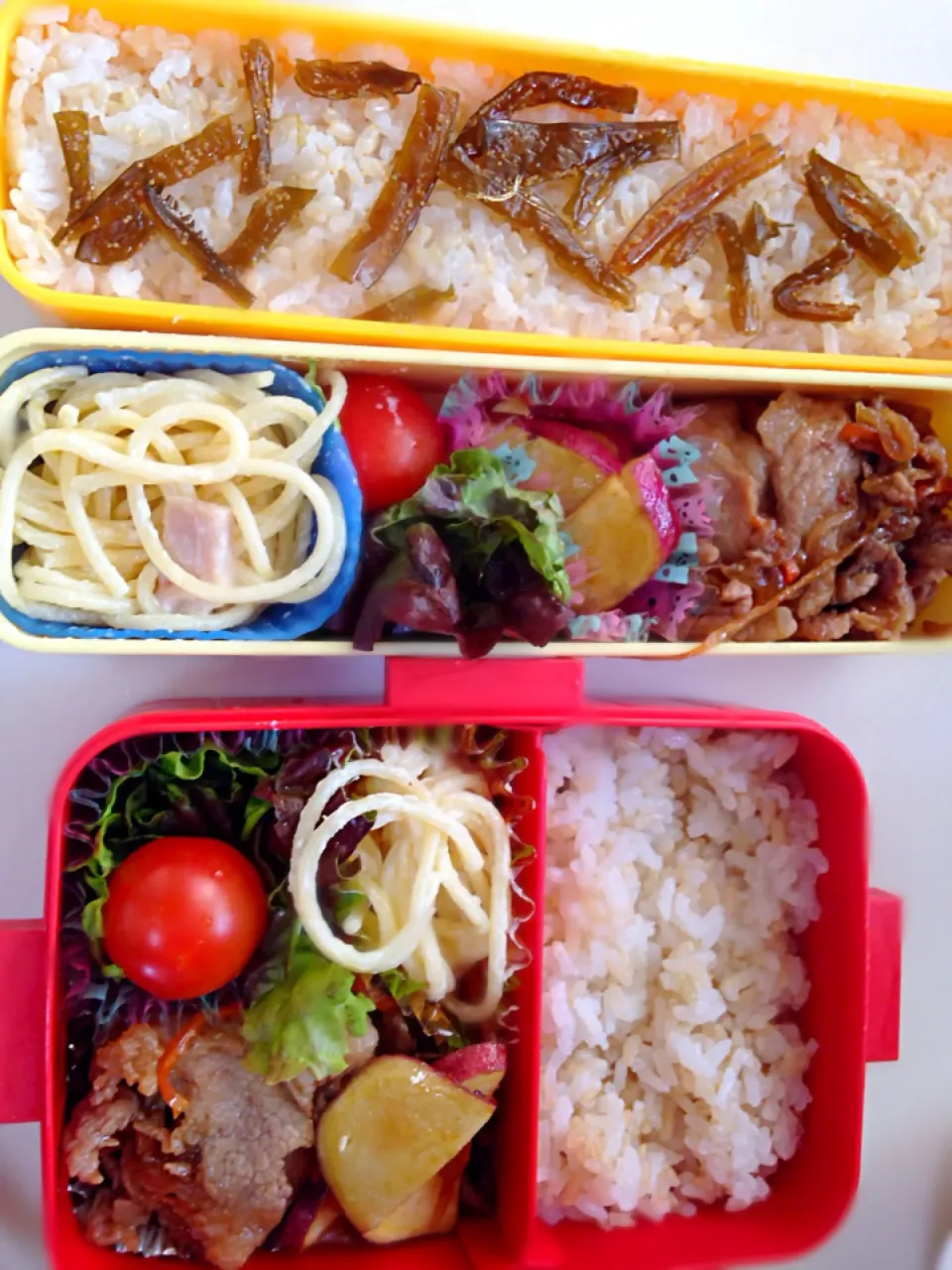 子供達が詰めた今日のお弁当|Yuriさん