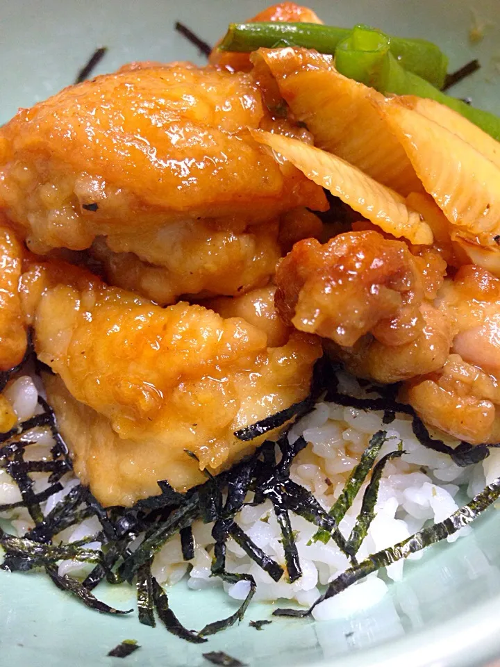 鳥の照り焼き丼|ちーちさん