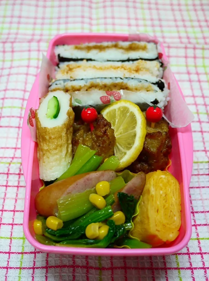 うっちーさんのたたみおにぎりのお弁当|kokoさん