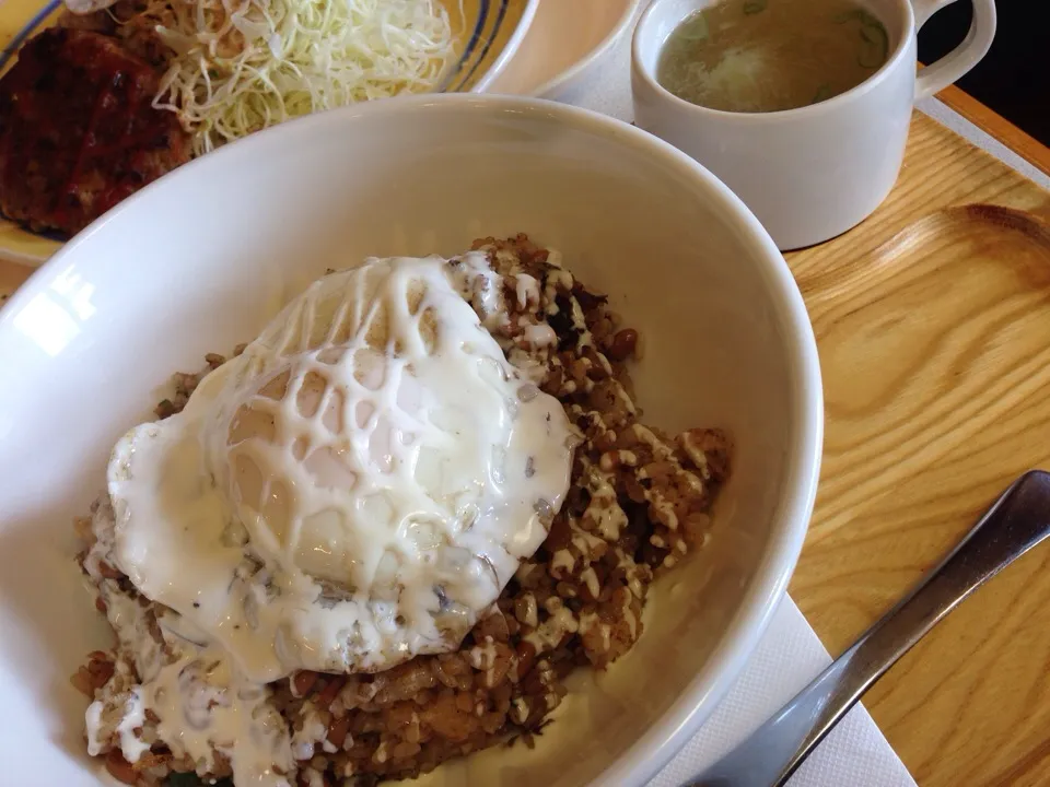 納豆丼|おぎしょーさん