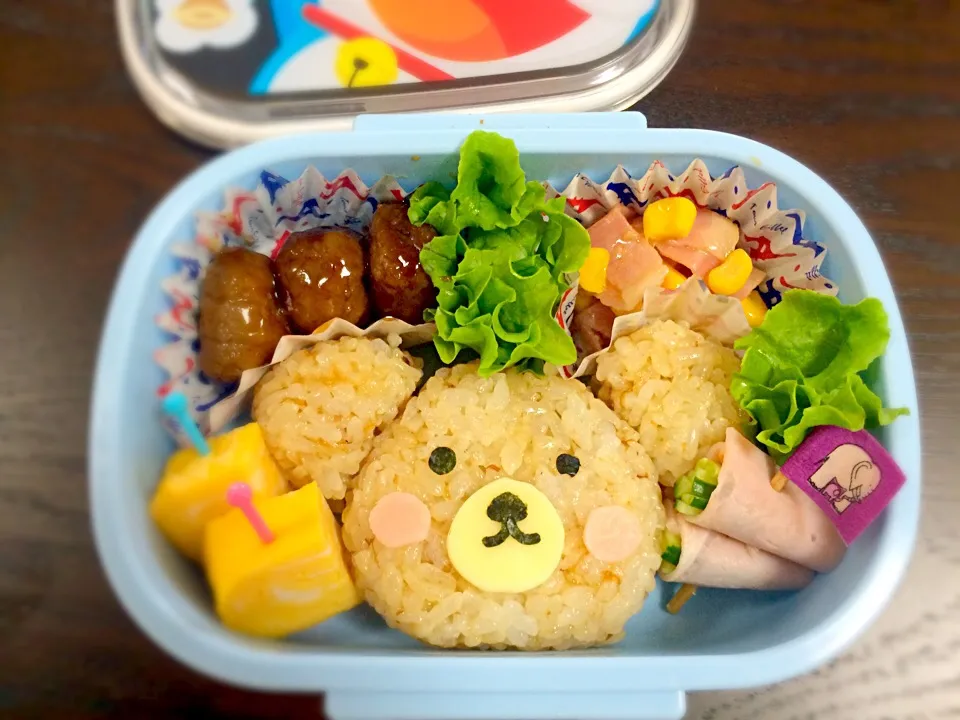 Snapdishの料理写真:くまちゃん弁当|めぐみさん