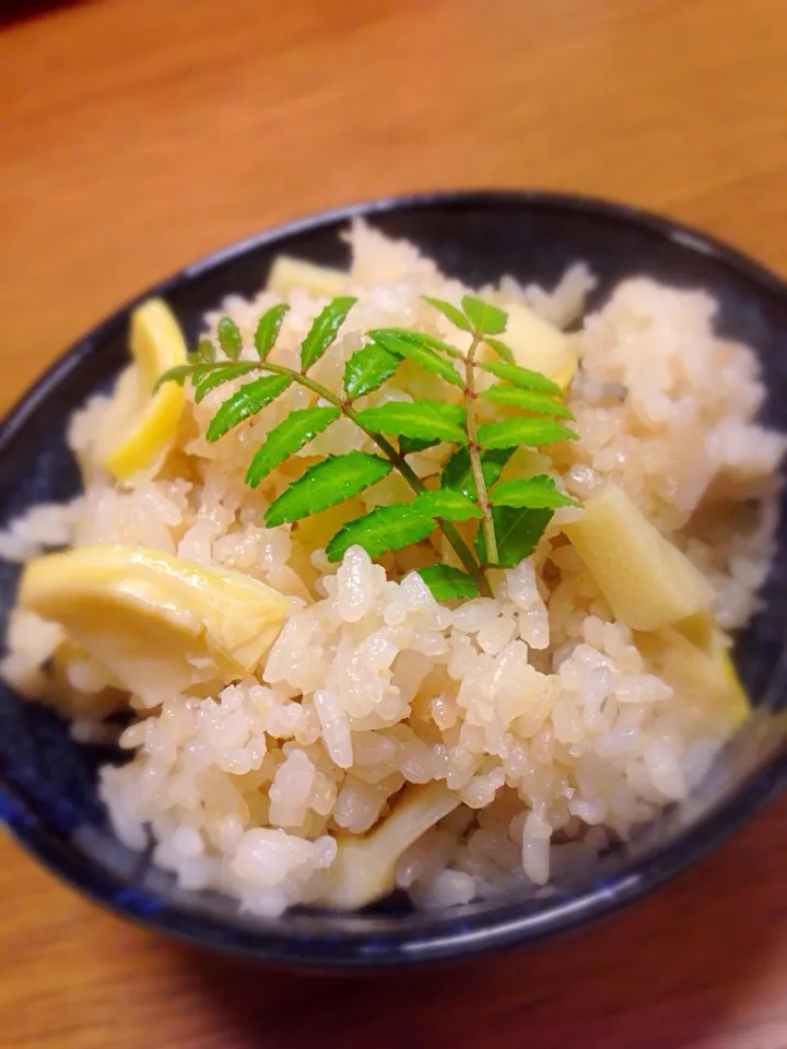 タケノコご飯おいしー( ^ω^ )|まぐ87さん