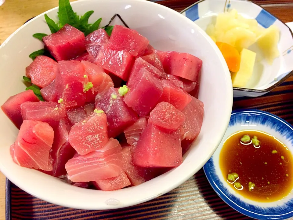 マグロのブツ丼|こんどう かずゆきさん