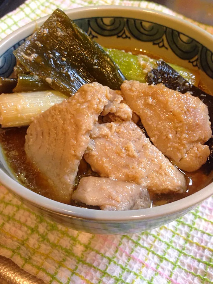 まぐろの頭肉煮|ひろぽんさん