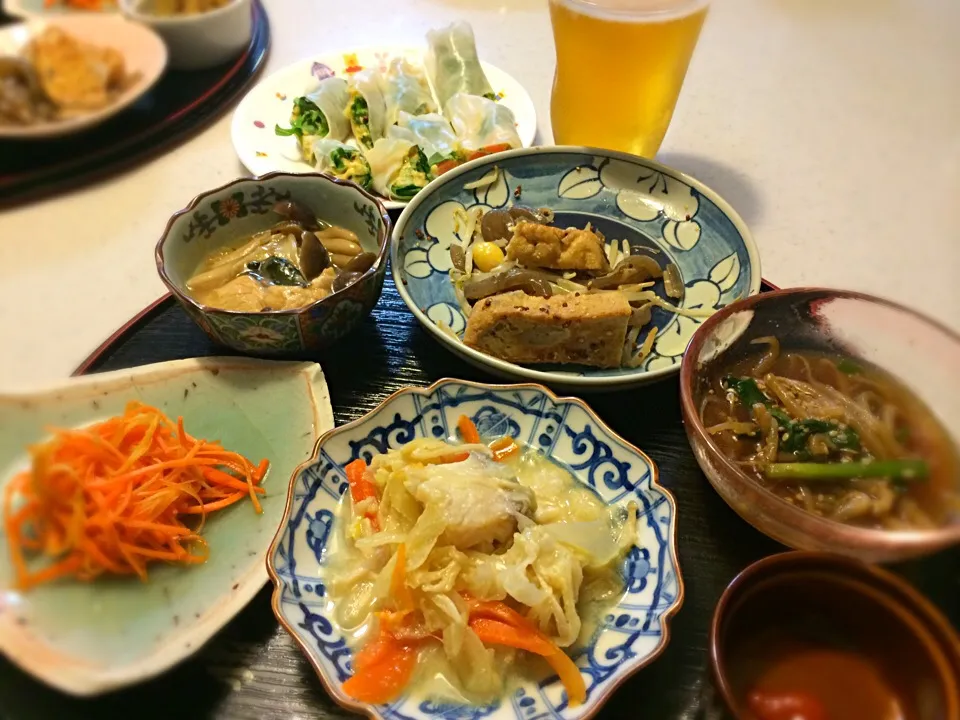 残り物いろいろで、夕食|Tomokoさん