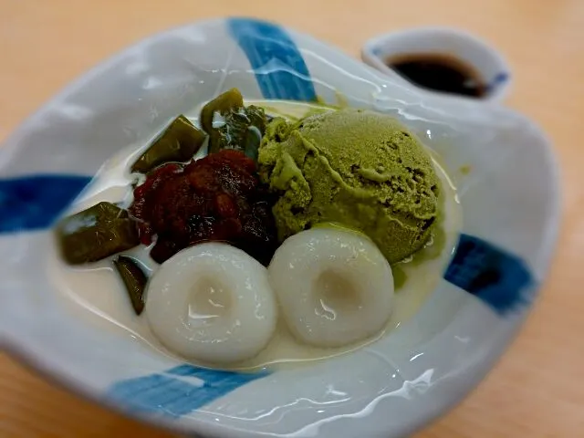 green tea icecream in tofu juice|Mon Tanakritさん