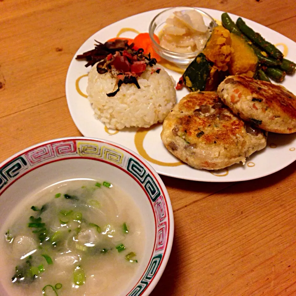 今日の晩ご飯プレート|まっきーさん