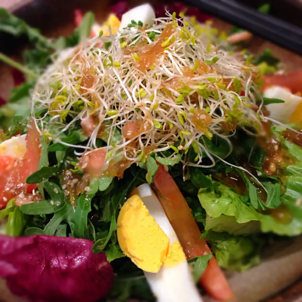 Rocket salad with egg|karen limさん