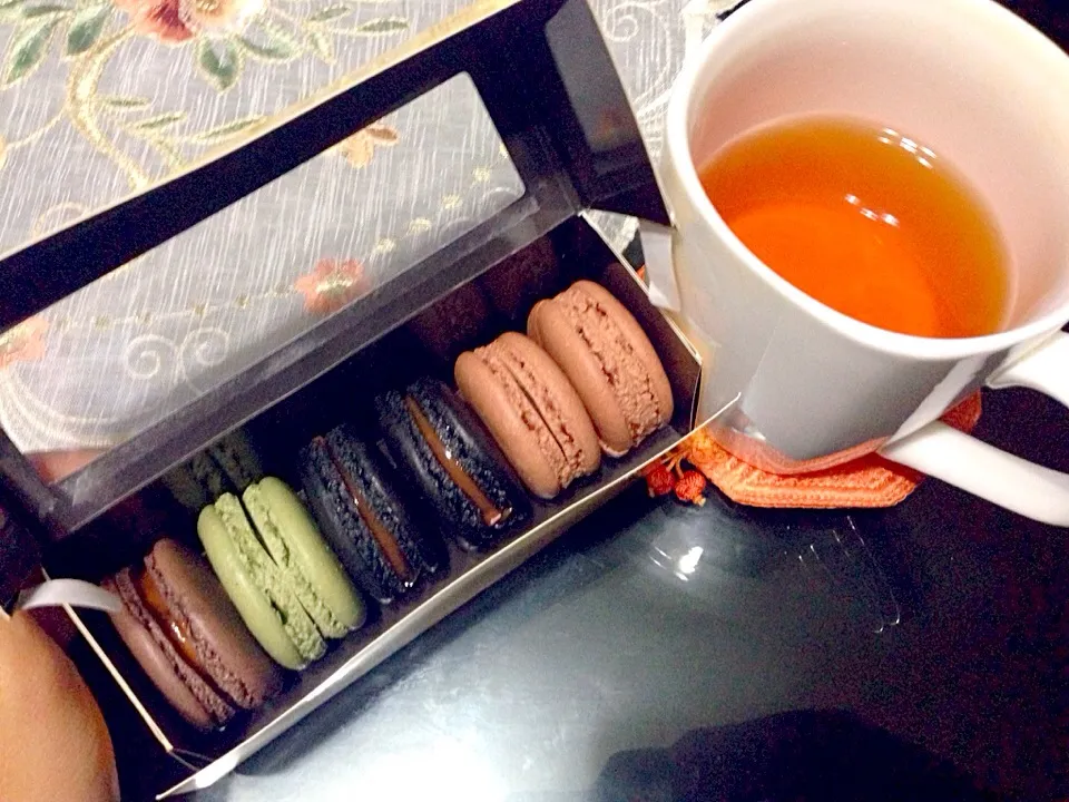 TWG macarons & earl grey tea|hurul | 후룰さん