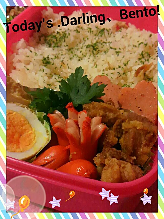 Today's 、Darling、Bento♡♡|kimikimi󾬍さん