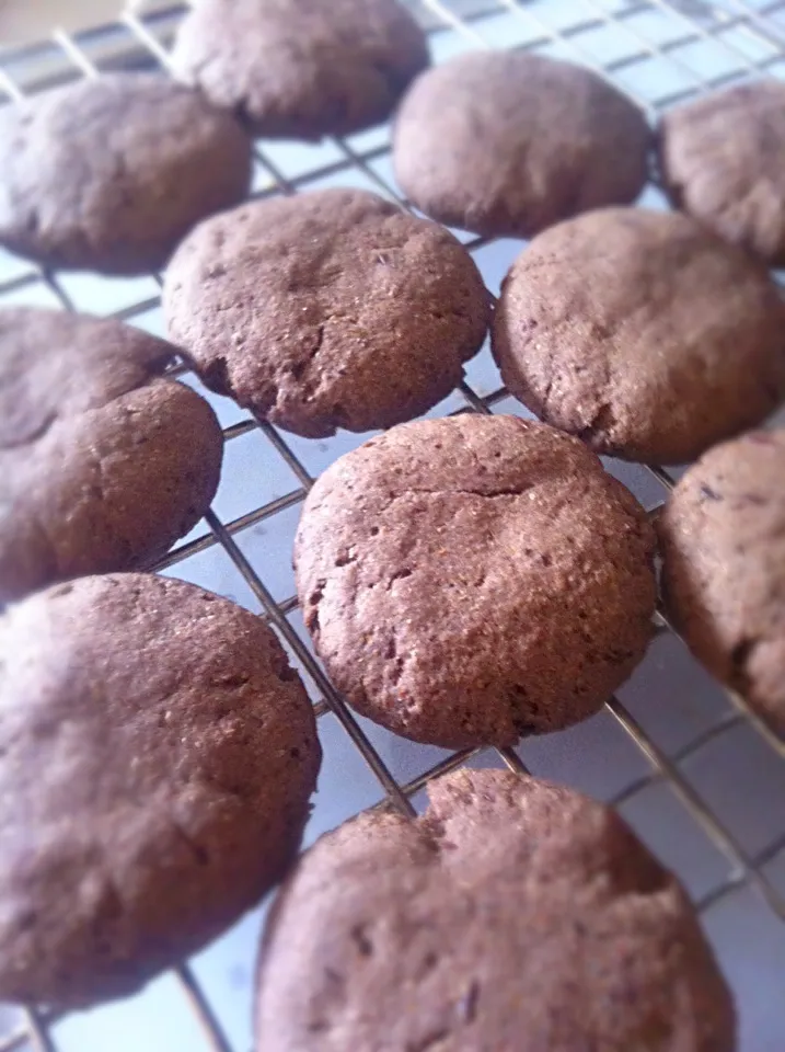 Sweet Bean Coockies 余ったあんこでコレ。カントリーマーム風で旨いっす☻|mamakumiさん