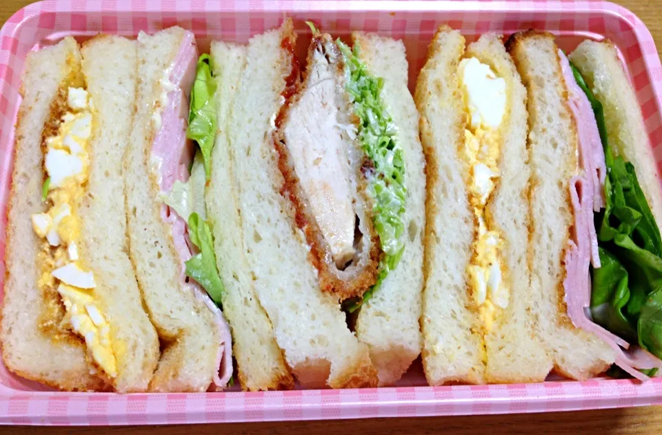 Snapdishの料理写真:４月２６日次女のお弁当🍞🍞|川上千尋さん