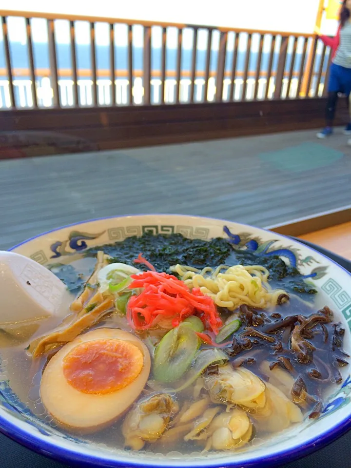 磯のりアサリ塩ラーメン|wildcat山猫さん