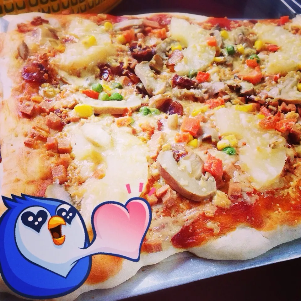 Pizza....oishi!!!!|Angelique Maelyn Goさん