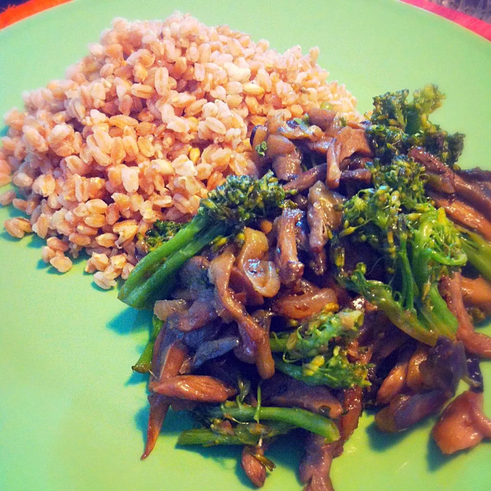 Barley, mushroom, broccoli|Stefan Labuschagneさん