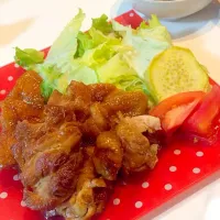 Snapdishの料理写真:鶏肉の照り焼き|nahoさん