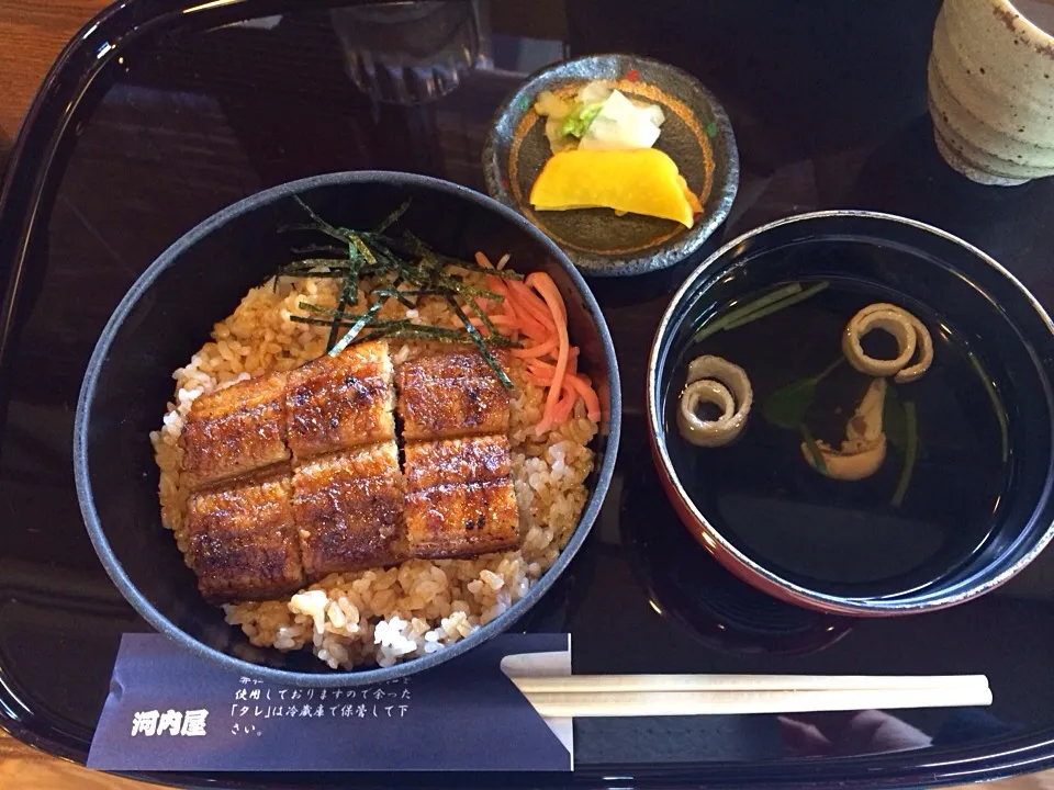 鰻丼と肝吸o(^_^)o|バリィちゃんさん