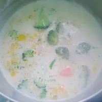 Snapdishの料理写真:Broccoli and carrot chowder|Lesley Flowerさん