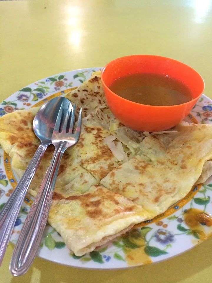 Roti chanai telur bawan|Yoku kuu kyaku daさん