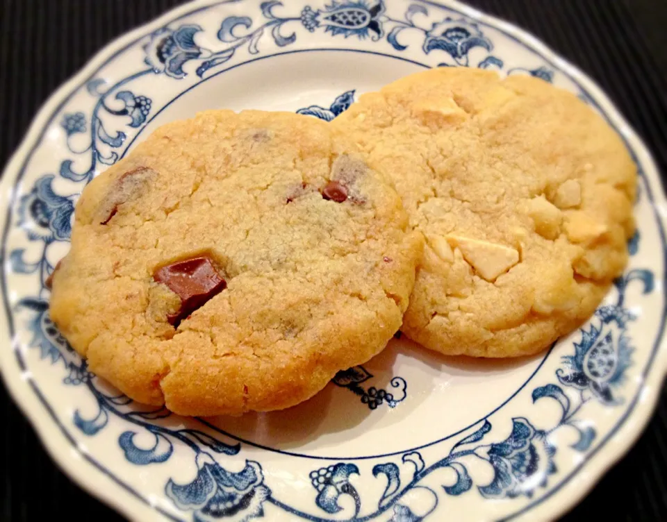 ぼぼさんの料理 スタバ風チョコレートチャンククッキー|喰いしんぼう豚さん