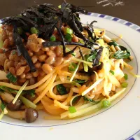 納豆パスタ♡