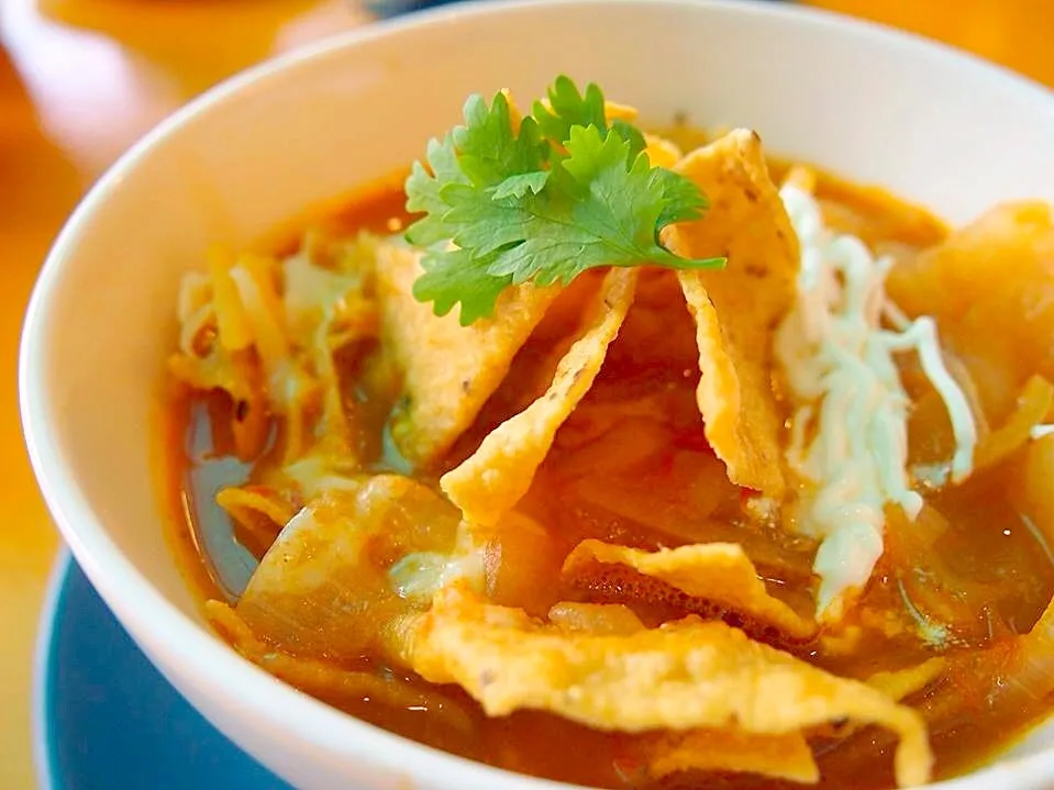 Sopa Azteca (Aztec soup/tortilla soup)|Jorge Bernal Márquezさん