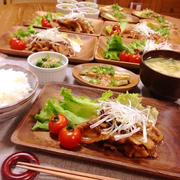 我が家の豚の生姜焼き定食|＊Haruna＊さん