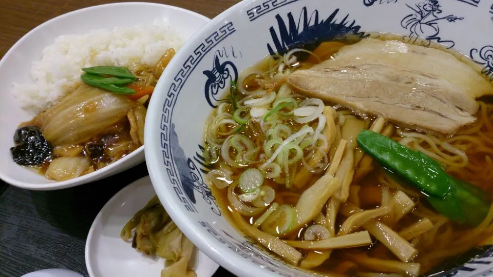 ラーメンとミニ中華飯|ボンゴさん