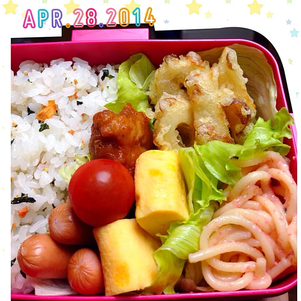 Snapdishの料理写真:高1娘弁当(^^)|こうじさん