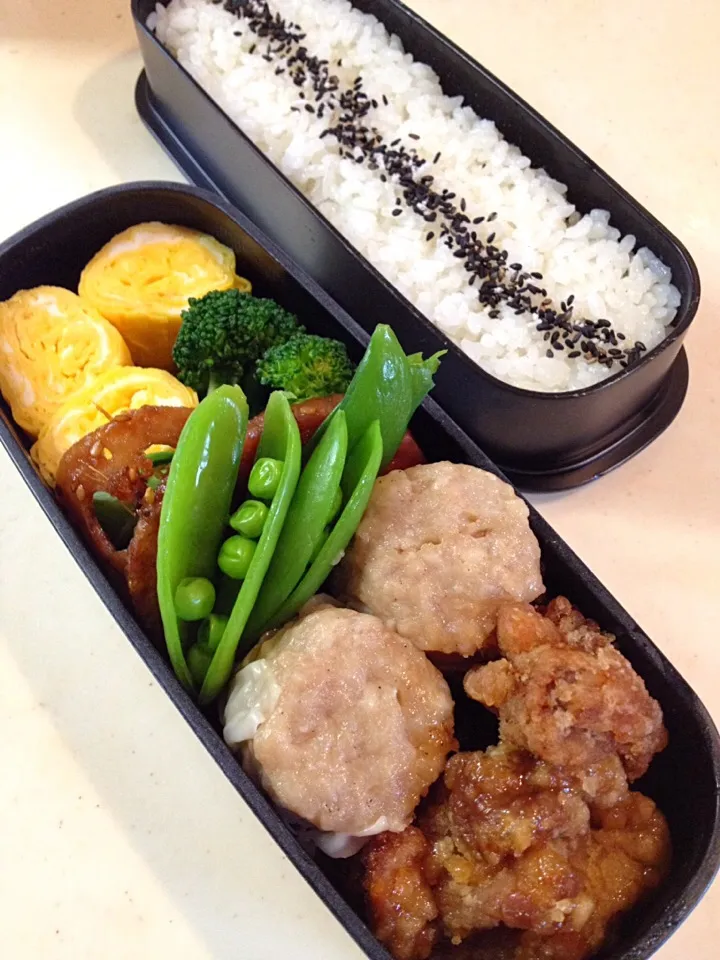 あるときぃ〜ないときぃ〜…のシュウマイ弁当。4/28|mameさん