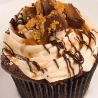 Reese's Chocolate Cupcake. 完璧に焼き!|Mariaさん