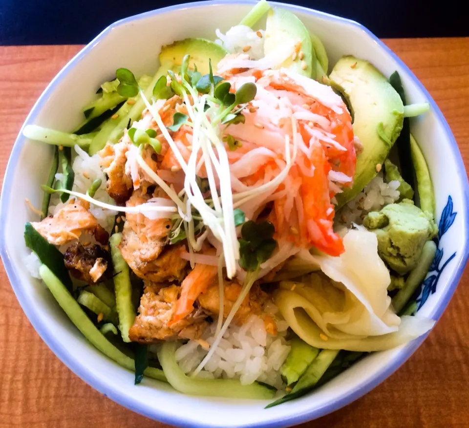 Grilled Salmon Rice Bowl from Teri House|sooprcoolchicaさん