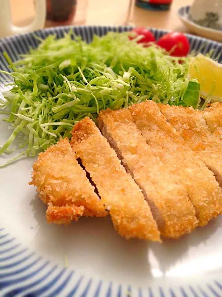 昨日の晩ご飯はトンカツ|TToshipieさん