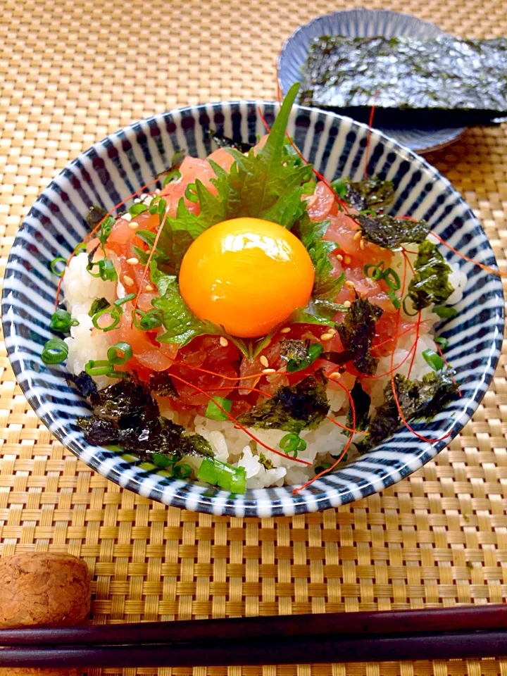 Yukhoe(Tartare of tuna) Bowl🐟鮪のユッケどぉん|🌈Ami🍻さん